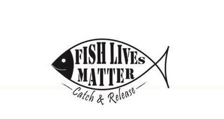 FISH LIVES MATTER CATCH & RELEASE logo