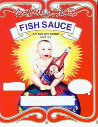 FISH SAUCE GOLDEN BOY BRAND SINCE 1914 logo