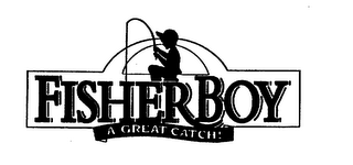 FISHER BOY A GREAT CATCH logo