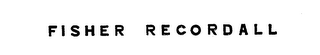 FISHER RECORDALL logo