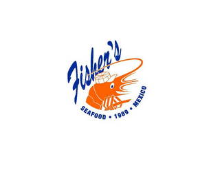 FISHER'S SEAFOOD 1989 MEXICO logo
