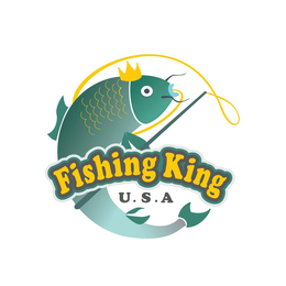 FISHING KING U.S.A logo