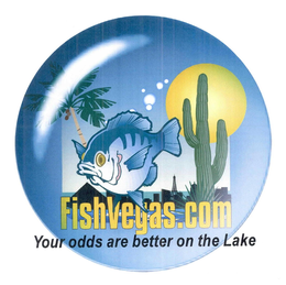 FISHVEGAS.COM YOUR ODDS ARE BETTER ON THE LAKE logo