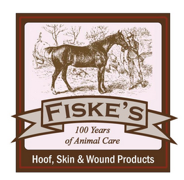 FISKE'S 100 YEARS OF ANIMAL CARE HOOF, SKIN & WOUND PRODUCTS logo