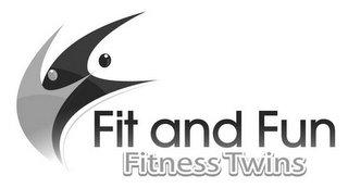 FIT AND FUN FITNESS TWINS logo