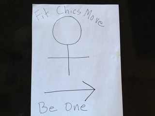 FIT CHICS MOVE --> BE ONE logo