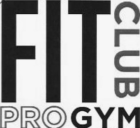 FIT CLUB PRO GYM logo