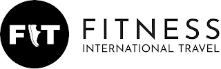 FIT FITNESS INTERNATIONAL TRAVEL logo