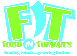 FIT FOOD IN TUMMIES FEEDING MINDS...GROWING BODIES logo