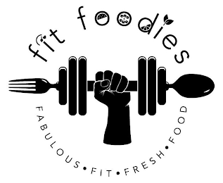 FIT FOODIES FABULOUS FIT FRESH FOOD logo