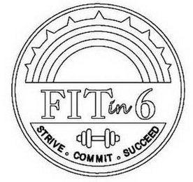 FIT IN 6 STRIVE COMMIT SUCCEED logo