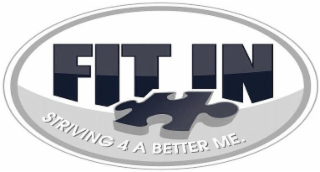 FIT IN STRIVING 4 A BETTER ME. logo