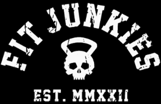FIT JUNKIES EST. MMXXII logo