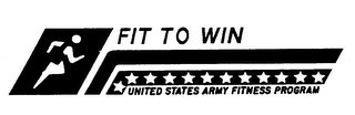 FIT TO WIN UNITED STATES ARMY FITNESS PROGRAM logo