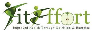 FITEFFORT IMPROVED HEALTH THROUGH NUTRITION & EXERCISE logo