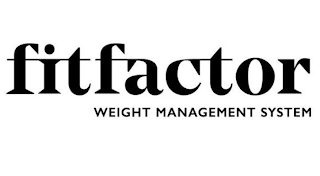 FITFACTOR WEIGHT MANAGEMENT SYSTEM logo