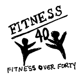 FITNESS 40 FITNESS OVER FORTY logo
