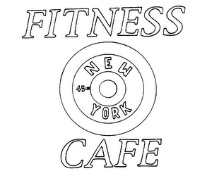 FITNESS CAFE NEW YORK 45 LBS logo