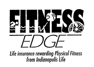 FITNESS EDGE LIFE INSURANCE REWARDING PHYSICAL FITNESS FROM INDIANAPOLIS LIFE logo