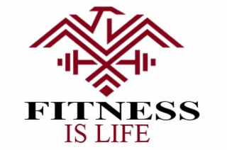 FITNESS IS LIFE logo