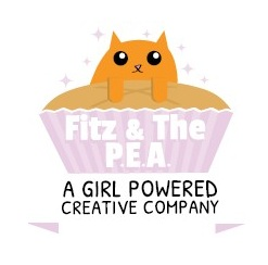 FITZ & THE P.E.A. A GIRL POWERED CREATIVE COMPANY logo