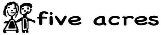 FIVE ACRES logo