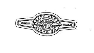 FIVE CENT CIGAR CO. 5[CENT SYMBOL] MILD & MELLOW ORIGINAL BLEND logo