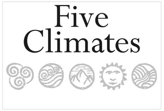FIVE CLIMATES logo