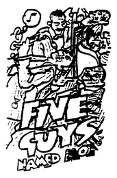 FIVE GUYS NAMED MOE logo