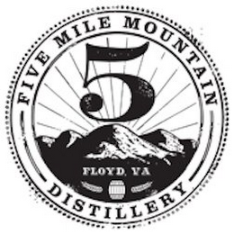 FIVE MILE MOUNTAIN DISTILLERY 5 FLOYD VA logo