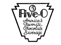 FIVE-O AMERICA'S FAVORITE CHOCOLATE BEVERAGE, 50 logo