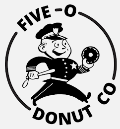 FIVE-O DONUT CO logo
