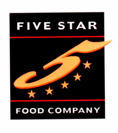FIVE STAR 5 FOOD COMPANY logo