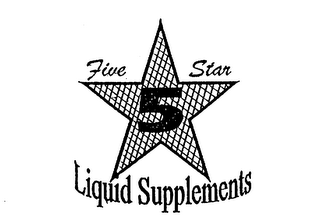 FIVE STAR 5 LIQUID SUPPLEMENTS logo