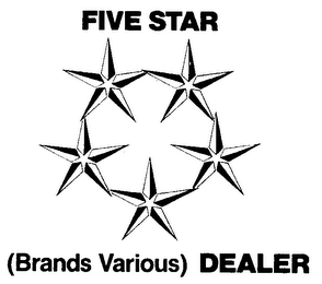 FIVE STAR (BRANDS VARIOUS) DEALER logo