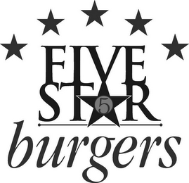 FIVE STAR BURGERS 5 logo