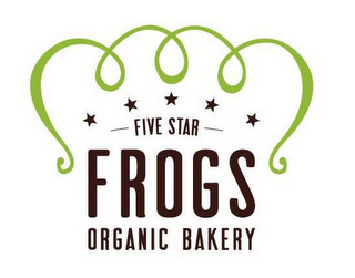 FIVE STAR FROGS ORGANIC BAKERY logo