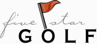 FIVE STAR GOLF logo