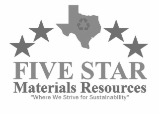 FIVE STAR MATERIALS RESOURCES WHERE WE STRIVE FOR SUSTAINABILITY logo