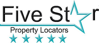 FIVE STAR PROPERTY LOCATORS logo