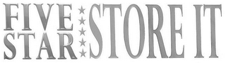 FIVE STAR STORE IT logo