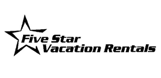 FIVE STAR VACATION RENTALS logo