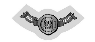FIVE YEARS GOLD SEAL logo