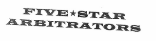 FIVE*STAR ARBITRATORS logo