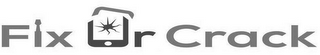 FIX UR CRACK logo