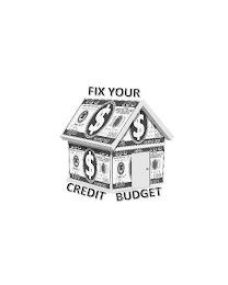 FIX YOUR CREDIT BUDGET $ $ $ logo
