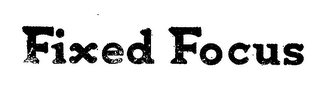 FIXED FOCUS logo