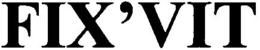 FIX'VIT logo