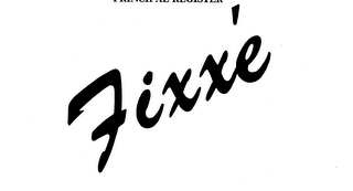 FIXXE logo
