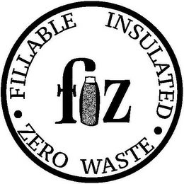 FIZ FILLABLE INSULATED · ZERO · WASTE logo
